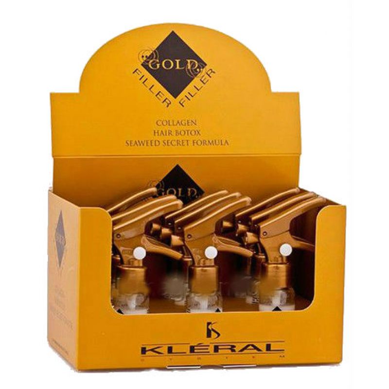 Золотий ботокс для волосся Kleral System Gold Filler купити в